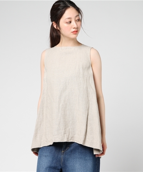 plage(プラージュ)の「Linen タックブラウス◆(シャツ/ブラウス・レディース・ホワイト/ベージュ・FREE)」の21枚目の写真