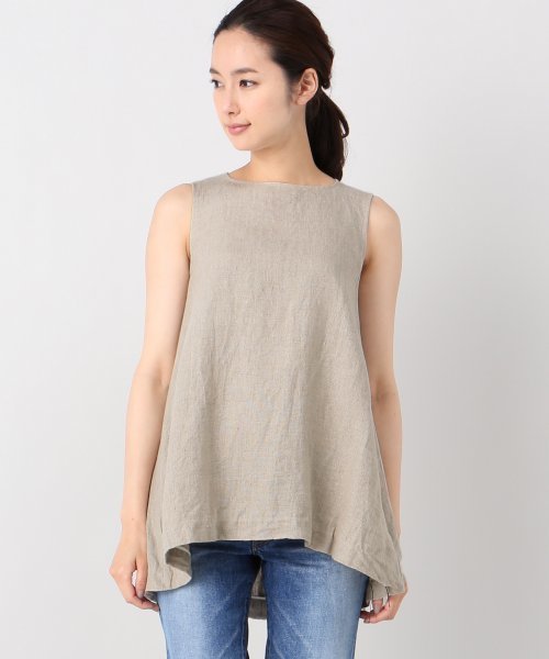 plage(プラージュ)の「Linen タックブラウス◆(シャツ/ブラウス・レディース・ホワイト/ベージュ・FREE)」の5枚目の写真