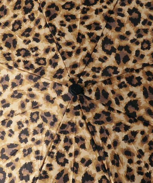 FULTON（フルトン）の「＜FULTON（フルトン）＞MINILITE レオパード 折り畳み傘◆（折りたたみ傘・レディース・ブラウン・FREE）」の2枚目の写真