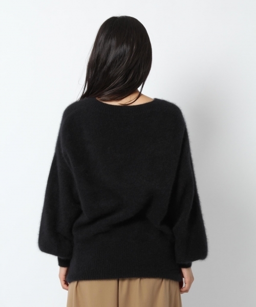 laboratory work（ラボラトリーワーク）の「フェレットBigスリーブ（ニット/セーター・レディース・ブラック/ピンク/杢グレー/ブルー系その他/ブラウン系その他・MEDIUM）」の10枚目の写真