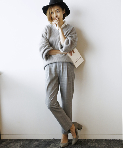 laboratory work（ラボラトリーワーク）の「フェレットBigスリーブ（ニット/セーター・レディース・ブラック/ピンク/杢グレー/ブルー系その他/ブラウン系その他・MEDIUM）」の21枚目の写真