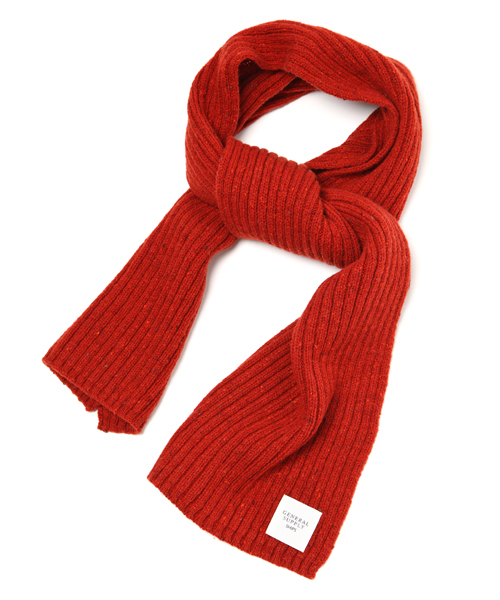 SHIPS GENERAL SUPPLY（シップスジェネラルサプライ）の「SGS: ドネガル マフラー●（マフラー・メンズ・ブラウン/ナチュラル/ネイビー/オレンジ・FREE）」の5枚目の写真