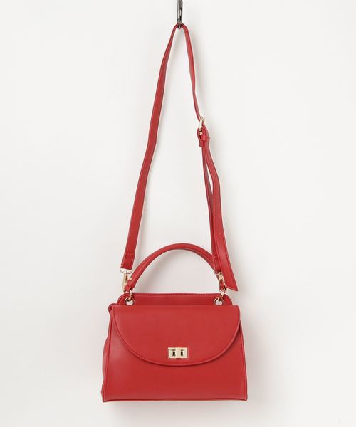 one way（ワンウェイ）の「2ポケワンハンドルバッグ（ショルダーバッグ・レディース・ホワイト/ブラック/グレー/レッド・FREE）」の4枚目の写真