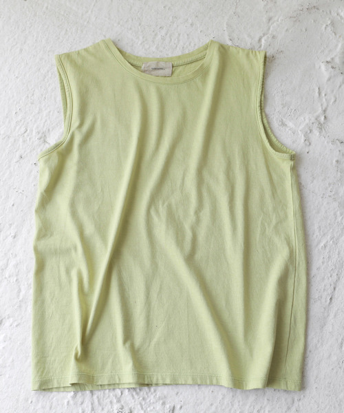 TODAYFUL（トゥデイフル）の「シルケットコットンタンクトップ（タンクトップ・レディース・ホワイト/ブラウン/グリーン系その他・FREE）」の13枚目の写真
