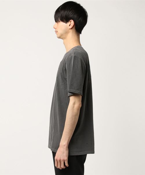 Hurley （ハーレー）の「M HRLY DSTRY CHAINED UP TEE SS / ハーレー バックプリント Tシャツ ユニセックス（Tシャツ/カットソー・メンズ・レッド系その他/チャコールグレー/ブルー・MEDIUM/LARGE/SMALL）」の4枚目の写真