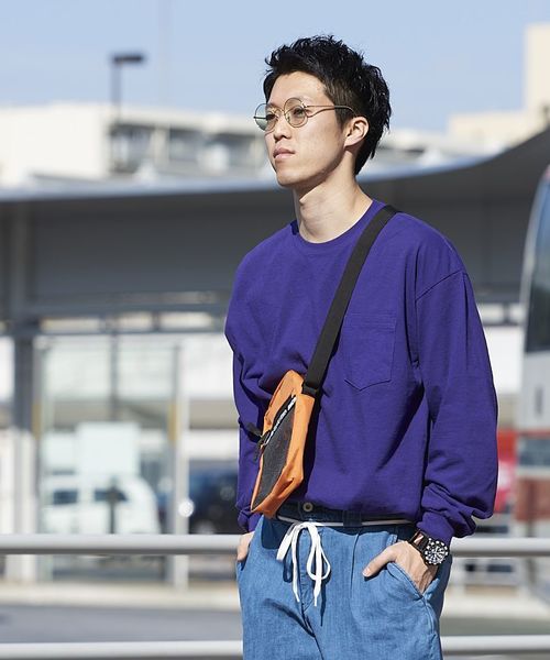 GILDAN（ギルダン）の「【GILDAN】ビッグシルエット 長袖Tシャツ（Tシャツ/カットソー・メンズ・イエロー/ブラック/ダークブラウン/ホワイト/パープル/ダークグレー/ネイビー/ライトピンク/グレー/オレンジ・LARGE/X-LARGE/XX-LARGE）」の8枚目の写真