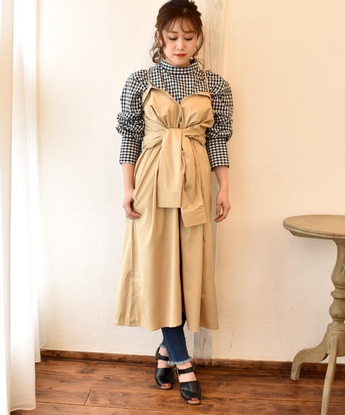 LHELBIE（レルビエ）の「2wayシャツロングワンピース（シャツ
