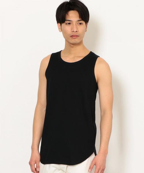 JULIUS 2018SS ウェビングラウンドロングタンクトップ 美品　ブラック JULIUS 2018SS ウェビングラウンドロングタンクトップ 美品