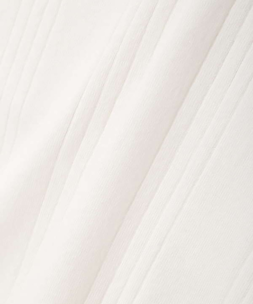 N.（N. Natural Beauty Basic）（エヌエヌナチュラルビューティーベーシック）の「◆ランダムリブニット（ニット/セーター・レディース・ホワイト/ネイビー/レッド・MEDIUM）」の18枚目の写真