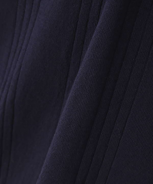 N.（N. Natural Beauty Basic）（エヌエヌナチュラルビューティーベーシック）の「◆ランダムリブニット（ニット/セーター・レディース・ホワイト/ネイビー/レッド・MEDIUM）」の22枚目の写真