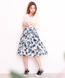 FREE'S MART | ボタニカルフラワーミモレスカート(スカート)