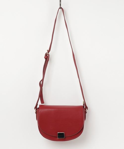 Edit Sheen（エディットシーン）の「セミサークルポシェット（ショルダーバッグ・レディース・ブラック/グレー/カーキ/ネイビー/レッド・FREE）」の9枚目の写真