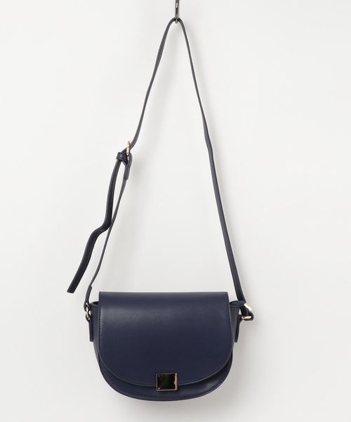 Edit Sheen（エディットシーン）の「セミサークルポシェット（ショルダーバッグ・レディース・ブラック/グレー/カーキ/ネイビー/レッド・FREE）」の8枚目の写真