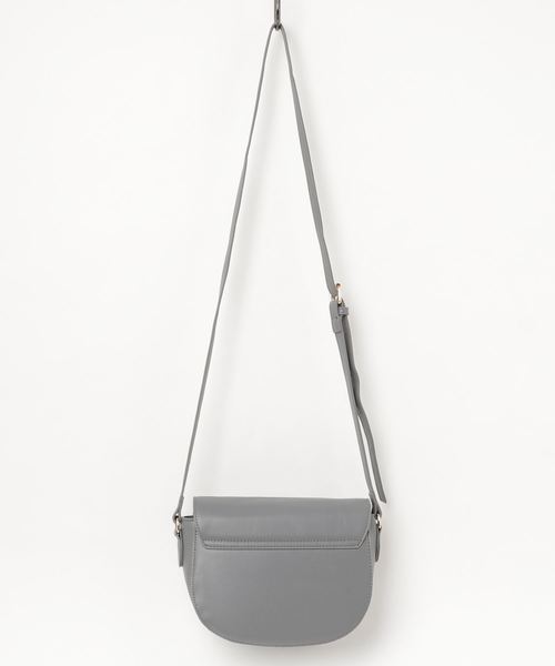 Edit Sheen（エディットシーン）の「セミサークルポシェット（ショルダーバッグ・レディース・ブラック/グレー/カーキ/ネイビー/レッド・FREE）」の6枚目の写真