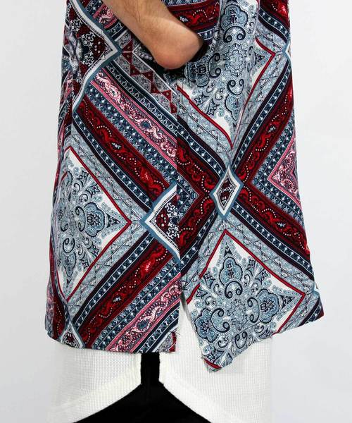 ８(eight)（エイト）の「総柄シャツ メンズ 半袖シャツ ペイズリー（シャツ/ブラウス・メンズ・A/B/C/D・MEDIUM/LARGE）」の21枚目の写真