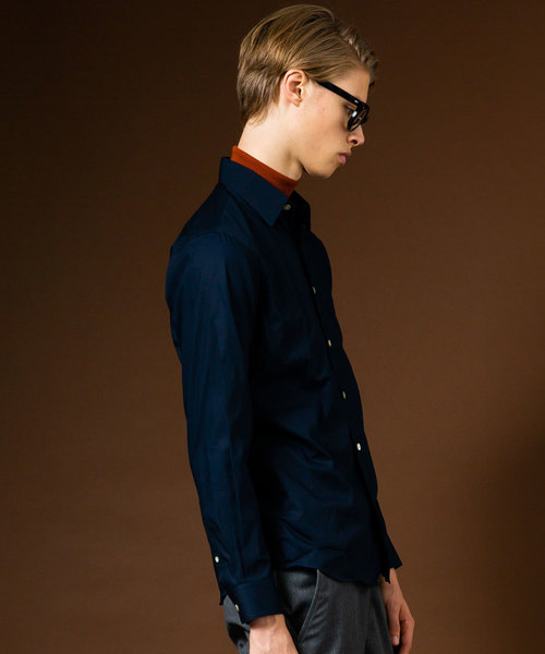 UNITED TOKYO（ユナイテッドトウキョウ）の「Monti カジュアルドレスシャツ（シャツ/ブラウス・メンズ・ベージュ/ネイビー/ブラック/レッド/ブラウン/グリーン・1/2/3/4）」の13枚目の写真