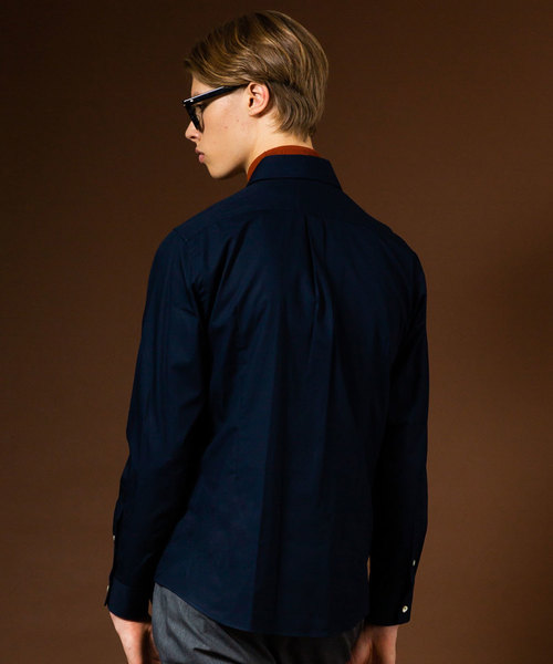 UNITED TOKYO（ユナイテッドトウキョウ）の「Monti カジュアルドレスシャツ（シャツ/ブラウス・メンズ・ベージュ/ネイビー/ブラック/レッド/ブラウン/グリーン・1/2/3/4）」の8枚目の写真