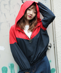 apres jour | 配色フードハーフジップ【ZOZOTOWN限定アイテム】(パーカー)