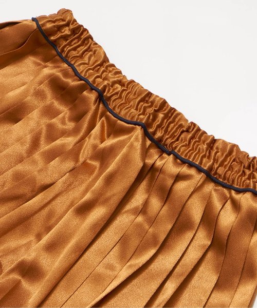 Otonato（オトナト）の「プリーツスカンツ(ママ) 8分丈（その他パンツ・レディース・ネイビー/オレンジ・MEDIUM）」の6枚目の写真