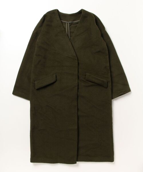 ツイルシャギーノーカラーチェスターコート（チェスターコート）｜STYLEBLOCK（スタイルブロック）