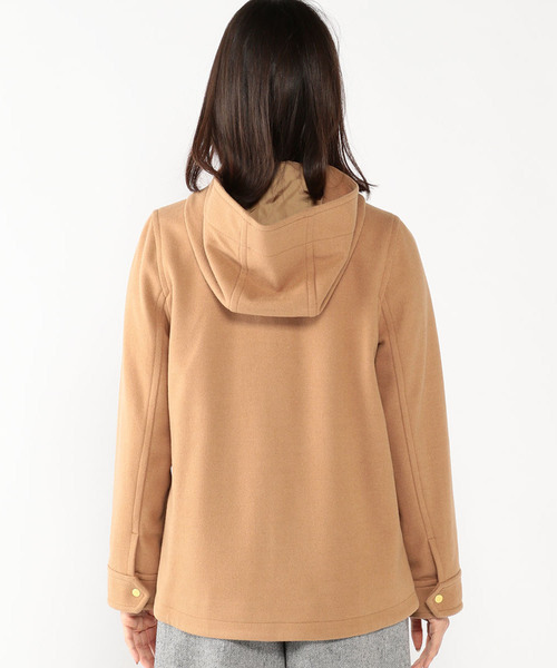 Petit Honfleur(プチオンフルール)の「ウールショートコート(モッズコート・レディース・ベージュ/ネイビー/グレー・11号/9号/13号)」の14枚目の写真