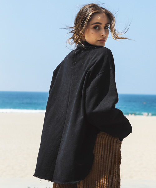 ALEXIA STAM（アリシアスタン）の「Round Hem Sweatshirt/ラウンドヘムスウェット（スウェット・レディース・ブラック/グレー系その他/ブラウン・FREE）」の19枚目の写真