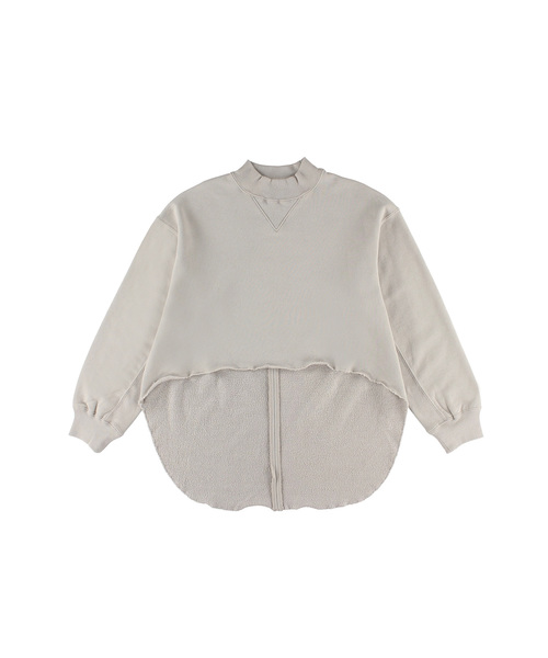 ALEXIA STAM（アリシアスタン）の「Round Hem Sweatshirt/ラウンドヘムスウェット（スウェット・レディース・ブラック/グレー系その他/ブラウン・FREE）」の9枚目の写真