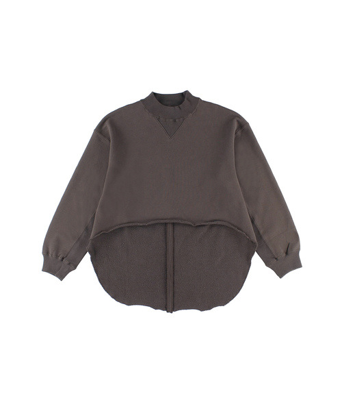 ALEXIA STAM（アリシアスタン）の「Round Hem Sweatshirt/ラウンドヘムスウェット（スウェット・レディース・ブラック/グレー系その他/ブラウン・FREE）」の5枚目の写真