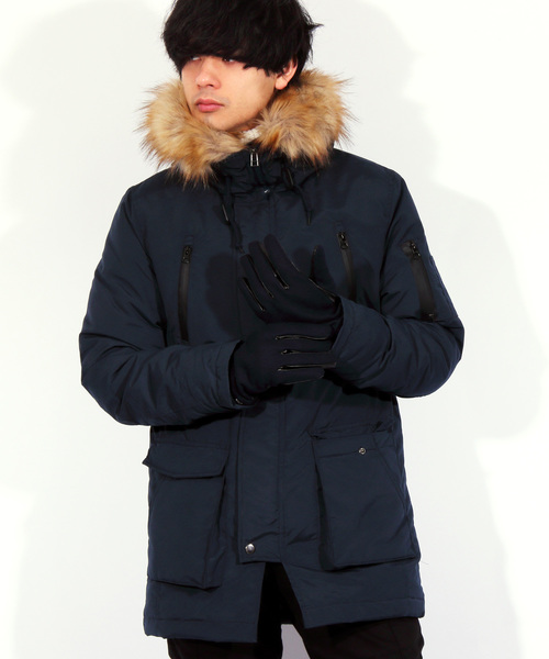 8(eight)(エイト)の「N-3B ミリタリージャケット モッズコート ダウン(モッズコート・メンズ・ブラック/ネイビー/レッド/カーキ・MEDIUM/LARGE/X-LARGE)」の4枚目の写真