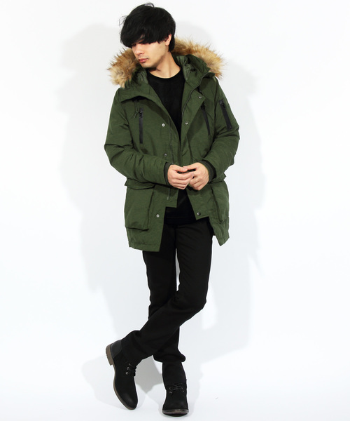 8(eight)(エイト)の「N-3B ミリタリージャケット モッズコート ダウン(モッズコート・メンズ・ブラック/ネイビー/レッド/カーキ・MEDIUM/LARGE/X-LARGE)」の7枚目の写真