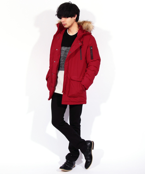 8(eight)(エイト)の「N-3B ミリタリージャケット モッズコート ダウン(モッズコート・メンズ・ブラック/ネイビー/レッド/カーキ・MEDIUM/LARGE/X-LARGE)」の11枚目の写真