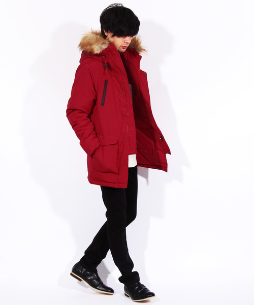 8(eight)(エイト)の「N-3B ミリタリージャケット モッズコート ダウン(モッズコート・メンズ・ブラック/ネイビー/レッド/カーキ・MEDIUM/LARGE/X-LARGE)」の12枚目の写真