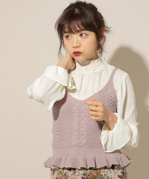 apres jour | ニットビスチェブラウスセット【ZOZOTOWN限定アイテム】(シャツ/ブラウス)