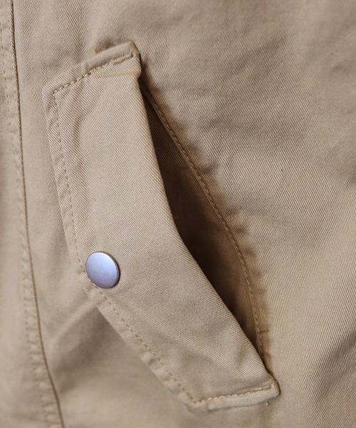 andme（アンドミー）の「コットンチノツイルマウンテンパーカー（マウンテンパーカー・レディース・ブラック/ベージュ/ネイビー/カーキ・M）」の17枚目の写真