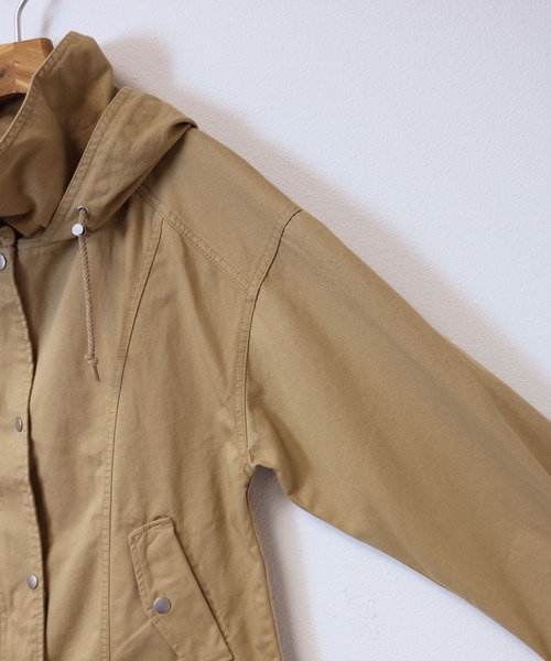 andme（アンドミー）の「コットンチノツイルマウンテンパーカー（マウンテンパーカー・レディース・ブラック/ベージュ/ネイビー/カーキ・M）」の18枚目の写真