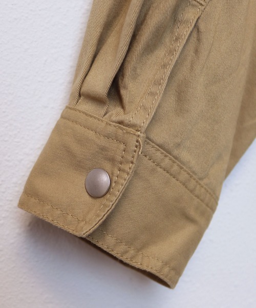andme（アンドミー）の「コットンチノツイルマウンテンパーカー（マウンテンパーカー・レディース・ブラック/ベージュ/ネイビー/カーキ・M）」の20枚目の写真