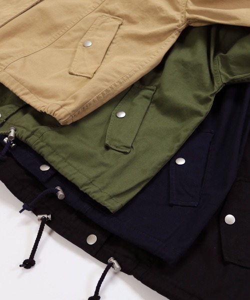 andme（アンドミー）の「コットンチノツイルマウンテンパーカー（マウンテンパーカー・レディース・ブラック/ベージュ/ネイビー/カーキ・M）」の22枚目の写真