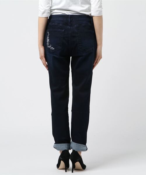 axes femme（アクシーズファム）の「マリン刺繍ボーイズデニム