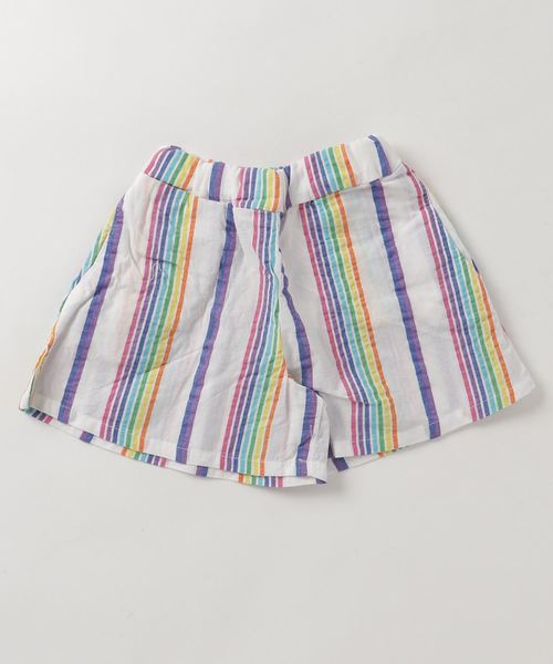 Caldia（カルディア）の「ブロード系柄込キュロット（スカート・キッズ・ブルー/その他1/ブラック・130/110/90/120/100/140/80）」の4枚目の写真