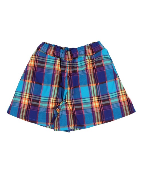 Caldia（カルディア）の「ブロード系柄込キュロット（スカート・キッズ・ブルー/その他1/ブラック・130/110/90/120/100/140/80）」の2枚目の写真