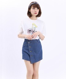 WEGO | WEGO/デニムアシメショートパンツ(デニムパンツ)