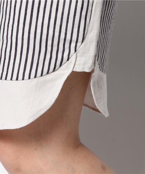 B:MING by BEAMS(ビーミングバイビームス)の「○ビーミング by ビームス / サイドラウンドスカート(スカート・レディース・オフホワイト/ネイビー・SMALL/MEDIUM)」の7枚目の写真