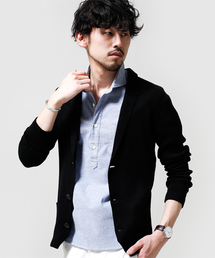 NANO universe | 総針ニットテーラードカーディガン(カーディガン/ボレロ)