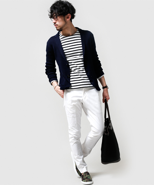 NANO universe（ナノユニバース）の「総針ニットテーラードカーディガン（カーディガン/ボレロ・メンズ・ブラック/ネイビー/グレー・LARGE/SMALL/X-LARGE/MEDIUM）」の11枚目の写真