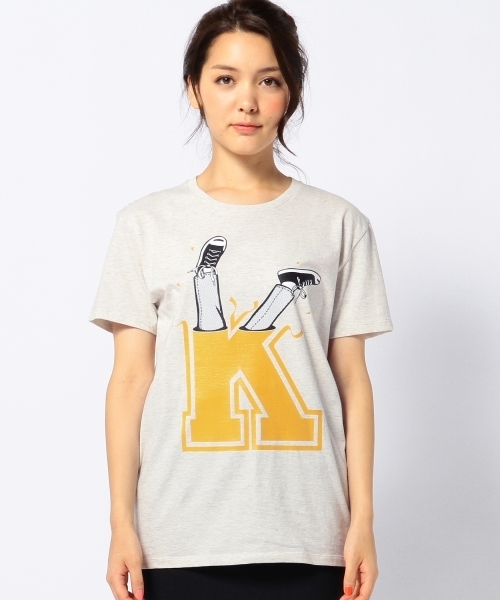 Another Edition(アナザーエディション)の「■AE×NuGgETS Kart T◆(Tシャツ/カットソー・レディース・ナチュラル/ライトブルー・フリー)」の3枚目の写真