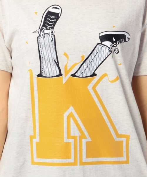 Another Edition(アナザーエディション)の「■AE×NuGgETS Kart T◆(Tシャツ/カットソー・レディース・ナチュラル/ライトブルー・フリー)」の10枚目の写真