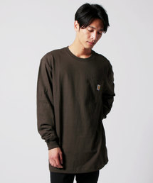 Carhartt カーハート/ビッグサイズ ワンポイントロゴ長袖カットソー
