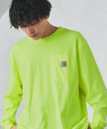 Carhartt カーハート/ビッグサイズ ワンポイントロゴ長袖カットソー