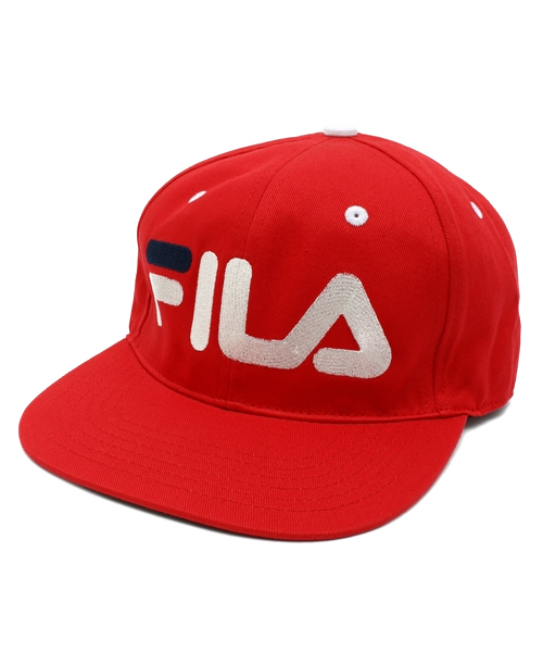 FILA(フィラ)の「WEGO/FILA BBキャップ(キャップ・メンズ・ホワイト/ネイビー/レッド・FREE)」の1枚目の写真