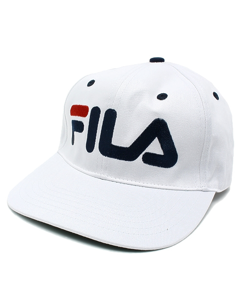 FILA(フィラ)の「WEGO/FILA BBキャップ(キャップ・メンズ・ホワイト/ネイビー/レッド・FREE)」の2枚目の写真